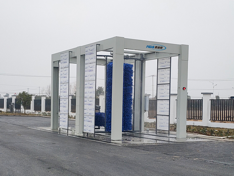 通道式洗车机带风机